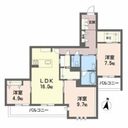 シャーメゾン光の森プレミアムの間取り画像