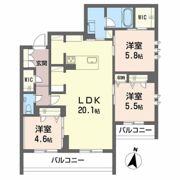 シャーメゾン光の森プレミアムの間取り画像