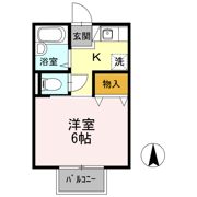 コーポAlyssumの間取り画像