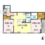DーROOM高須2丁目 B棟の間取り画像
