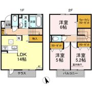 ルポ大野城駅前の間取り画像