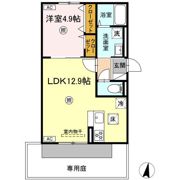 D-Resena和田の間取り画像
