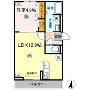 D-Resena和田の間取り画像