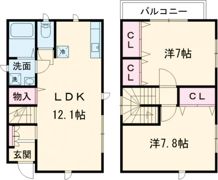 ベルナティオ行田の間取り画像