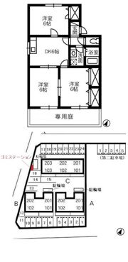 ラフィーネTM Bの間取り画像