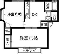 エクセルBの間取り画像
