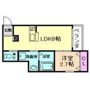 リアコート高井田中央WESTの間取り画像