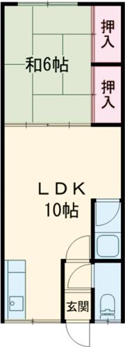 万代パレスの間取り画像