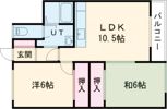壱番館Aの間取り画像