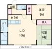 壱番館Bの間取り画像