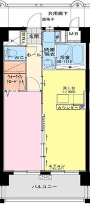 Rivers Court（リバーズ コート）の間取り画像