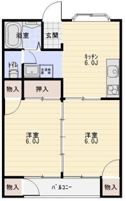 スカイハイツの間取り画像