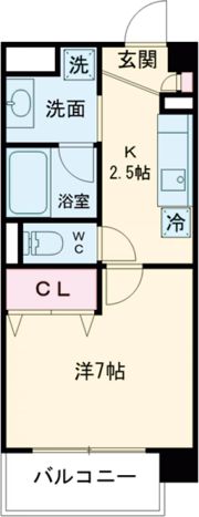 コージーコートの間取り画像