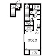 Grit 浪江の間取り画像