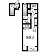 Grit(グリット) 浪江の間取り画像