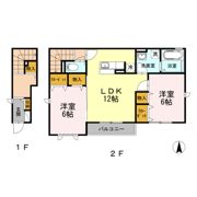 セレナ東海岸北Aの間取り画像