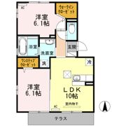 ソレイユ A棟の間取り画像