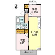 セジュール新垢田の間取り画像