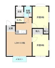ヒカリコーポC棟の間取り画像