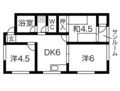 パールハイツ東二見の間取り画像
