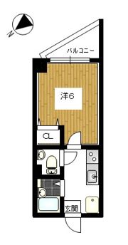 レジデンス六本木の間取り画像