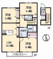 ポラリスの間取り画像