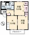 レイクサイド玉湯 B棟の間取り画像
