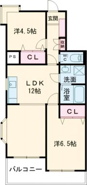 ソレイユアヴリルの間取り画像