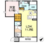 プロヌーブ柿園町 G棟の間取り画像