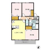 リビングタウン浅川 B棟の間取り画像