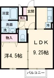 メルベーユ・ドミールD棟の間取り画像