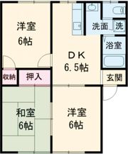 きはらハイツⅠの間取り画像