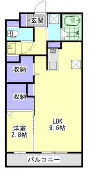 スカイコート大王の間取り画像