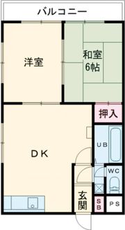 パピヨン青梅の間取り画像