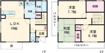 ジュネスト2番館の間取り画像