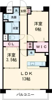 berry blue 高槻の間取り画像