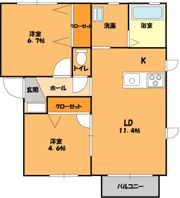 カロスクレーネの間取り画像