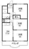 ロイヤルシティ高丘の間取り画像