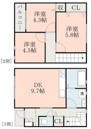 14th Avenue D棟の間取り画像