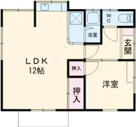 岐阜高田貸家の間取り画像