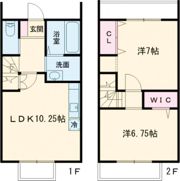 シエルおおつ野Aの間取り画像