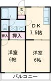 明石ハイツBの間取り画像