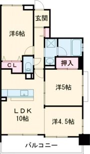 プレステージ姫路Ⅴの間取り画像