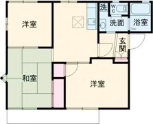 グリーンハイツAの間取り画像