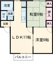 フワール白金の間取り画像