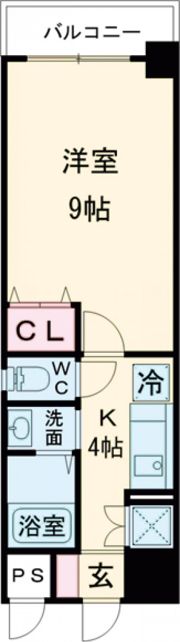 住吉橋TKハイツの間取り画像