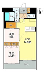 シエロ アズールの間取り画像