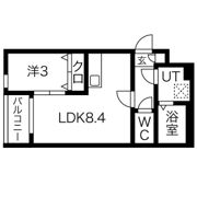メイクスR元柴田公園の間取り画像