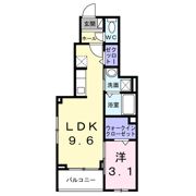 リガーレ シダミの間取り画像