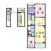 リガーレ シダミの間取り画像